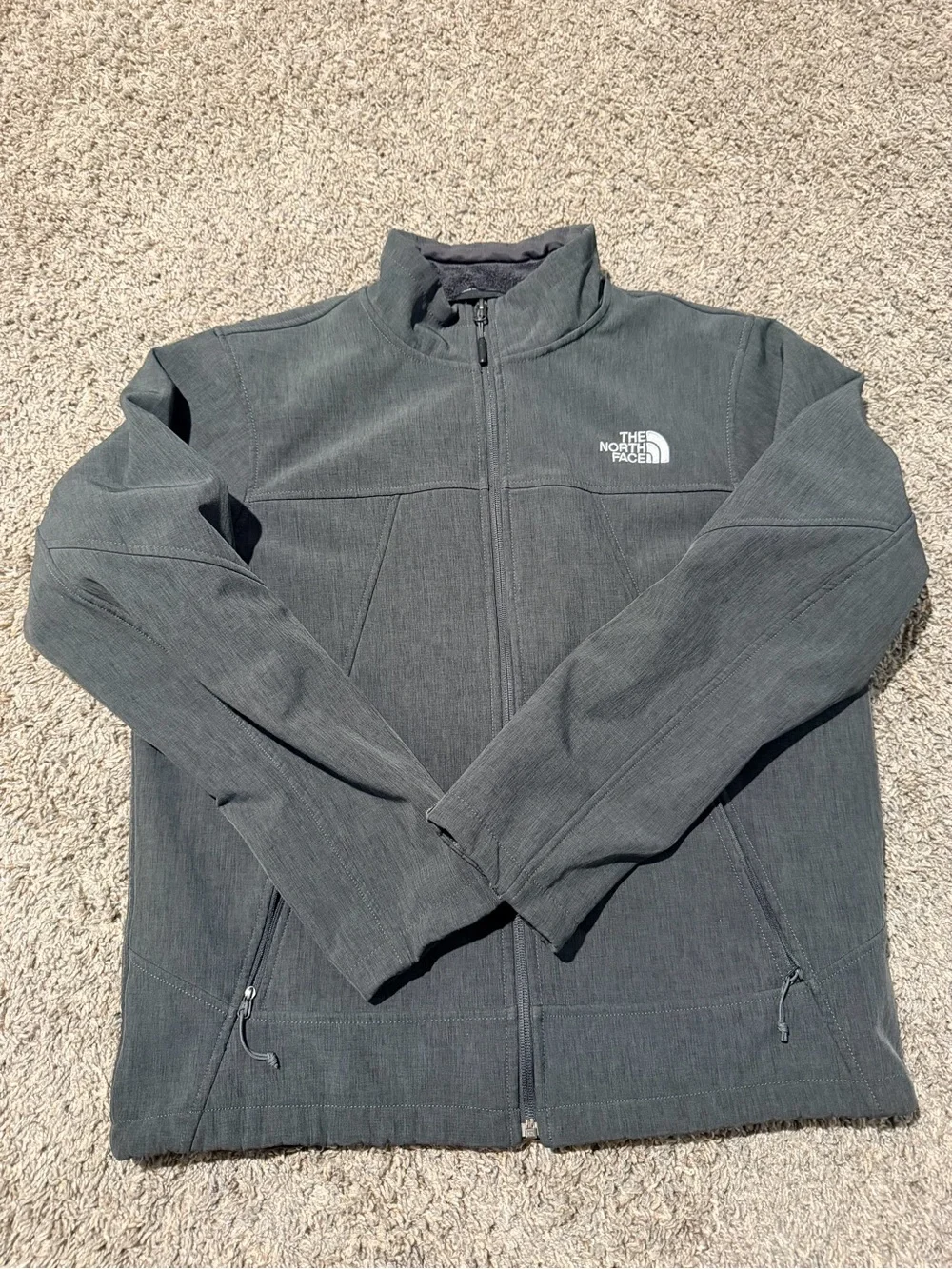 The North Face Men's Dark Gray Full-Zip Performance Jacket